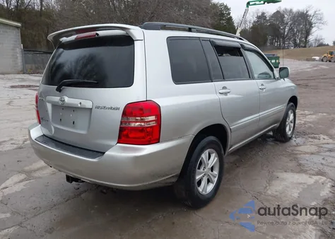 2001 Toyota Highlander V6 z USA, uszkodzony, nr VIN JTEHF21A410015179